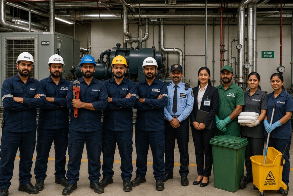 Facility management technical and support staff