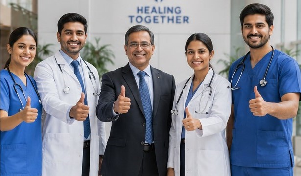 Hospital team providing quality patient care